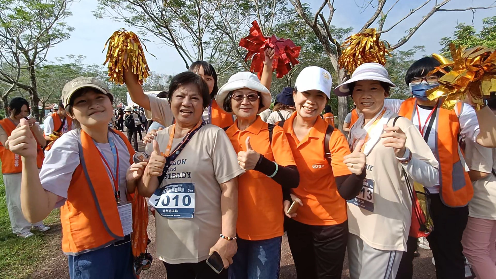 屏東最大銀髮運動盛會 弘道爺奶Color Walk 1200人3K達陣